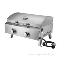 Stainless Steel Two Burners Professional Gas Barbecue